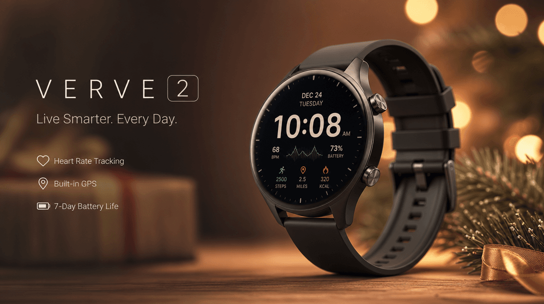 Fast-render concept visualization. Product photograph emerging from blur into sharp focus, warm holiday lighting, smooth