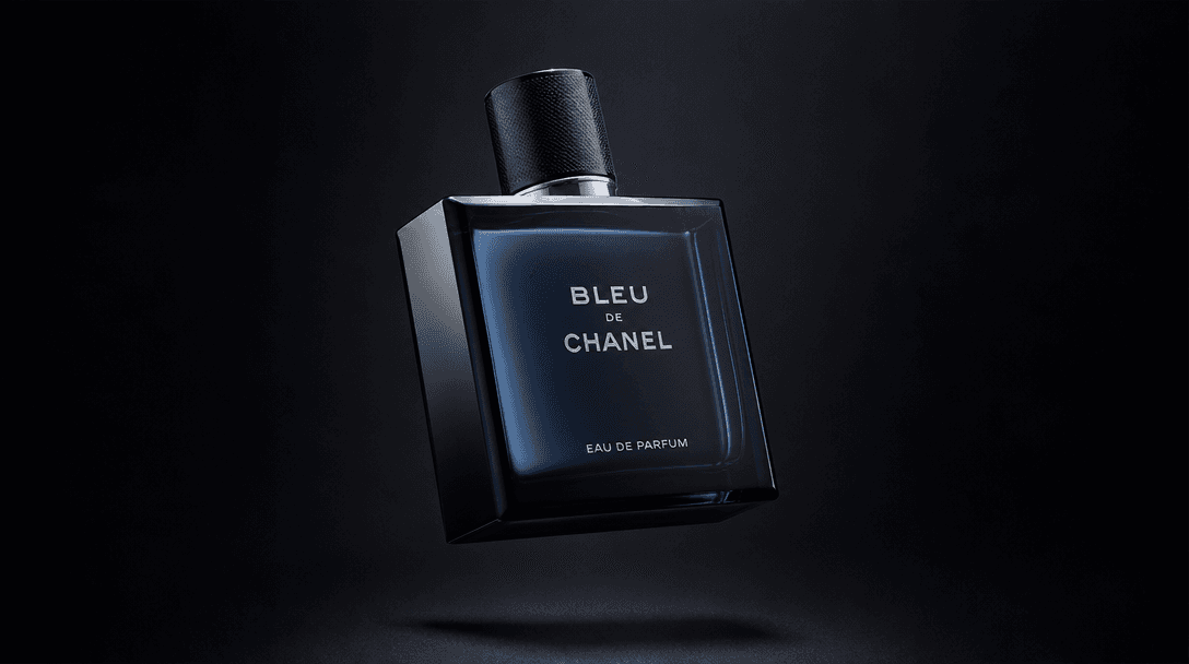 Product suspended in air with depth and shadow, professional studio lighting, luxury product shot, floating effect, dark