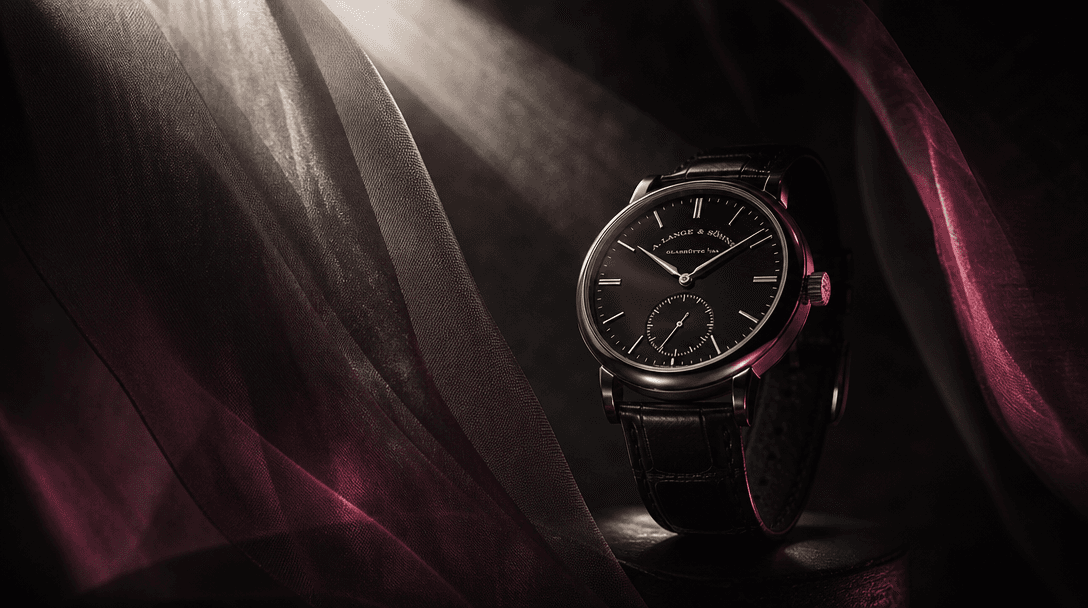 A single premium object illuminated by layered beams of light passing through textured fabric, creating depth, credibili