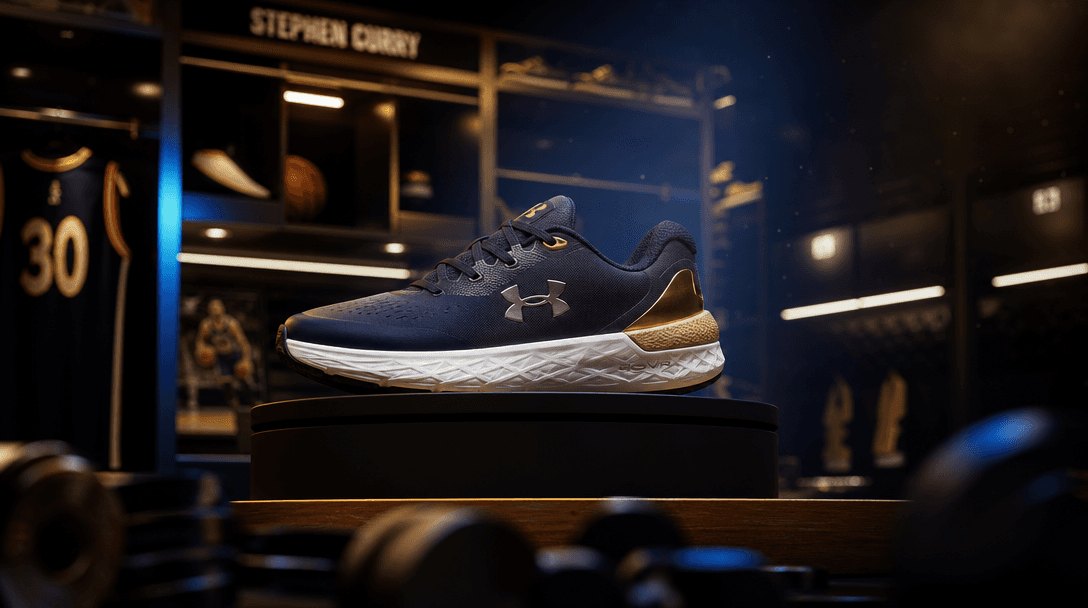 Cinematic product reveal inside professional locker with smooth depth-of-field bokeh transitions, professional broadcast