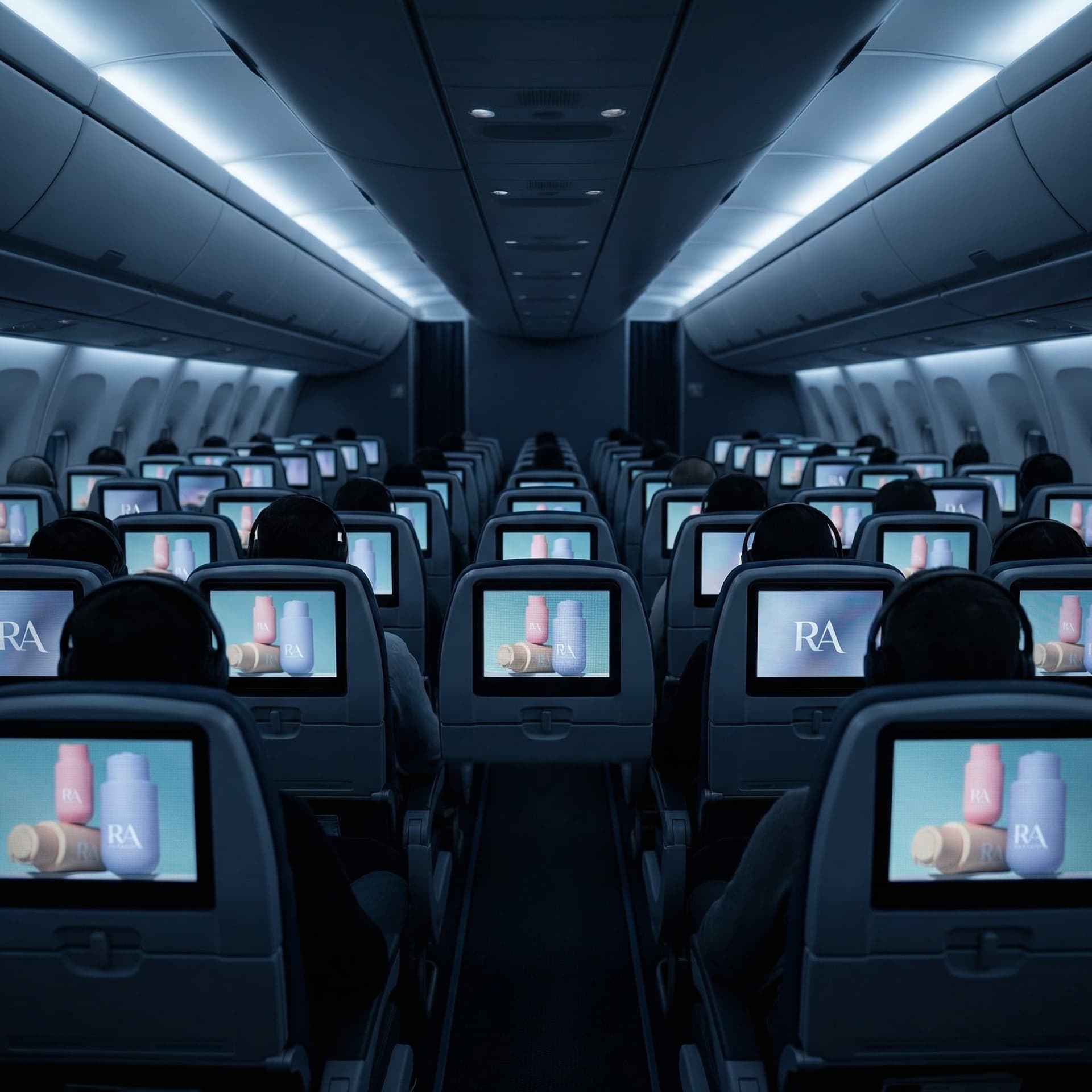 Seatback ad