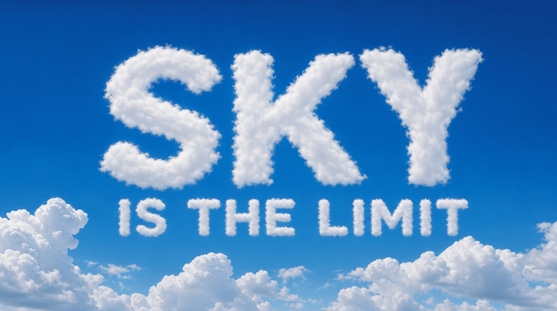 Smooth flowing white clouds forming clean typography, crystal sharp detail, professional broadcast quality lighting, stu