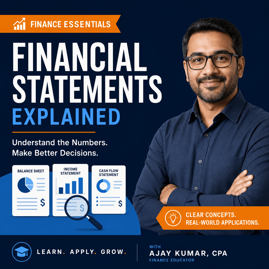 Educational content thumbnail: Illustrated concept graphic, instructor photo, key topic text in white, blue and orange a