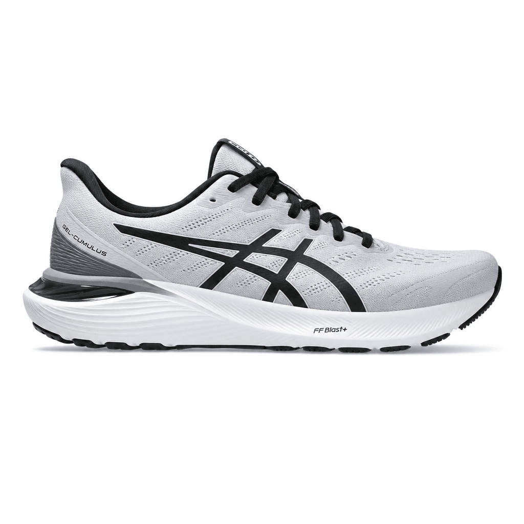 Athletic shoe from side angle, clean catalog background, professional product lighting, shadow minimal, sports footwear 