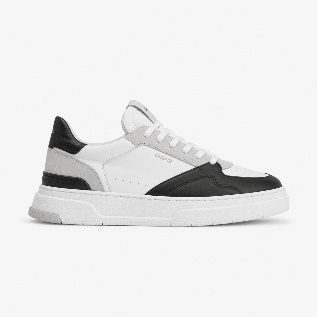 Designer sneaker shoe on clean catalog background, professional product photography, studio lighting, perfect product ex