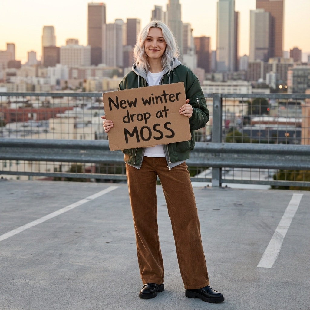 Cardboard sign