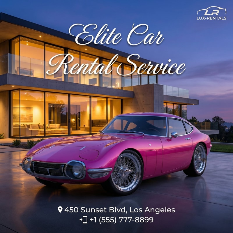Car poster