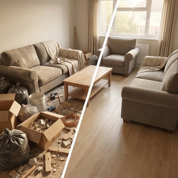 Room de-clutter
