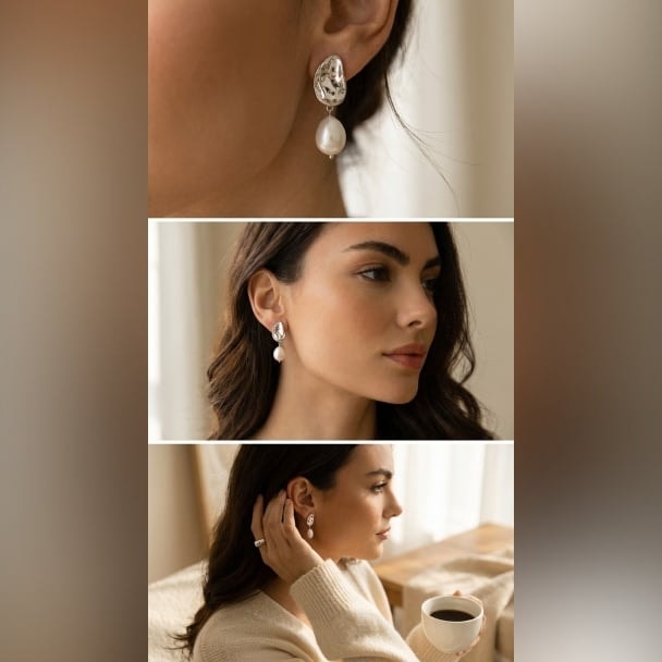 Jewelry triptych