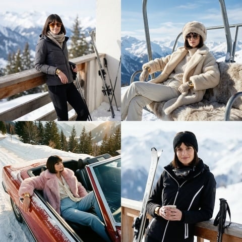 Après Ski photoshoot