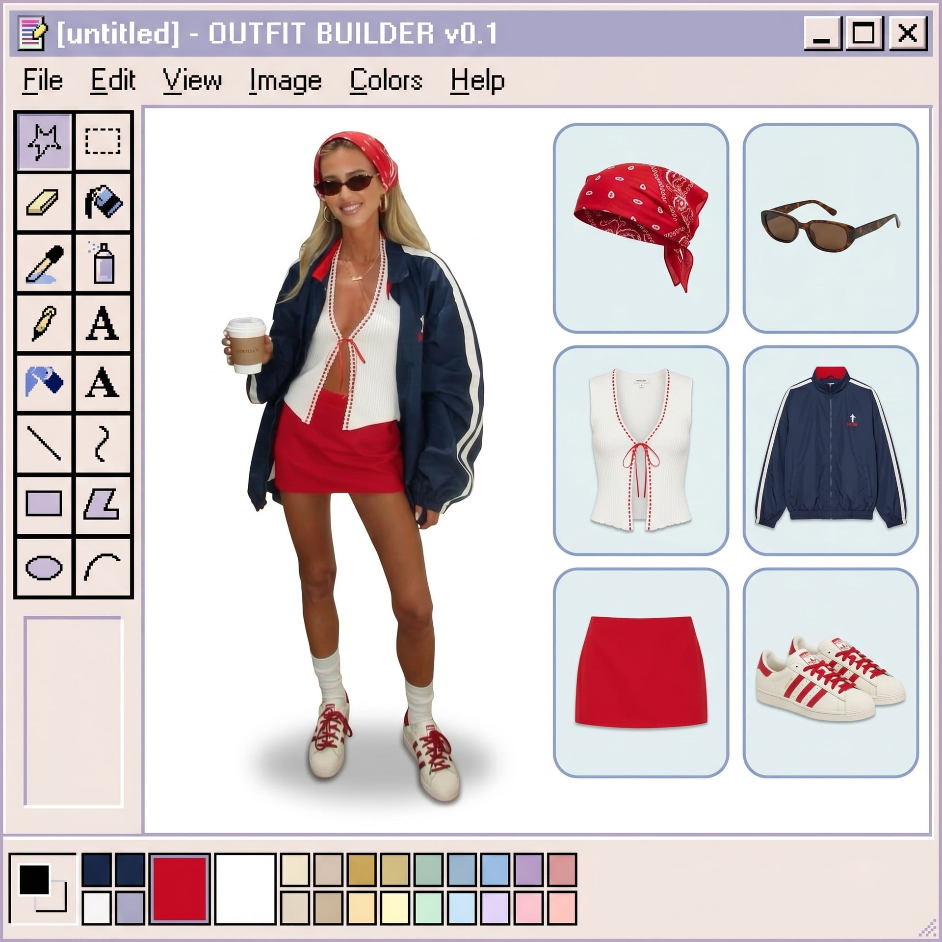 Retro fashion board