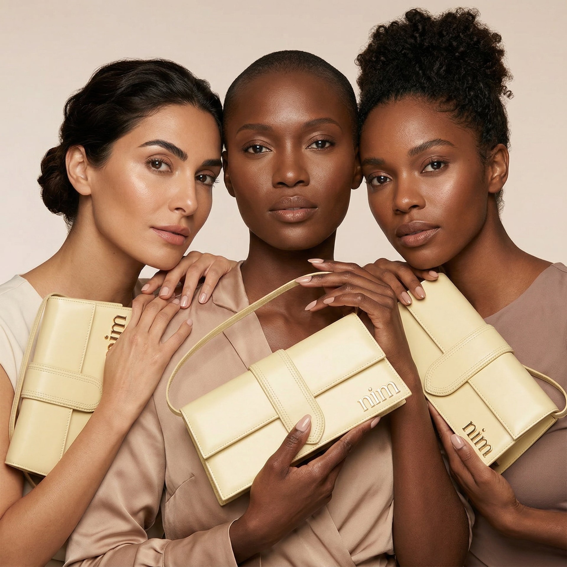 Women with products
