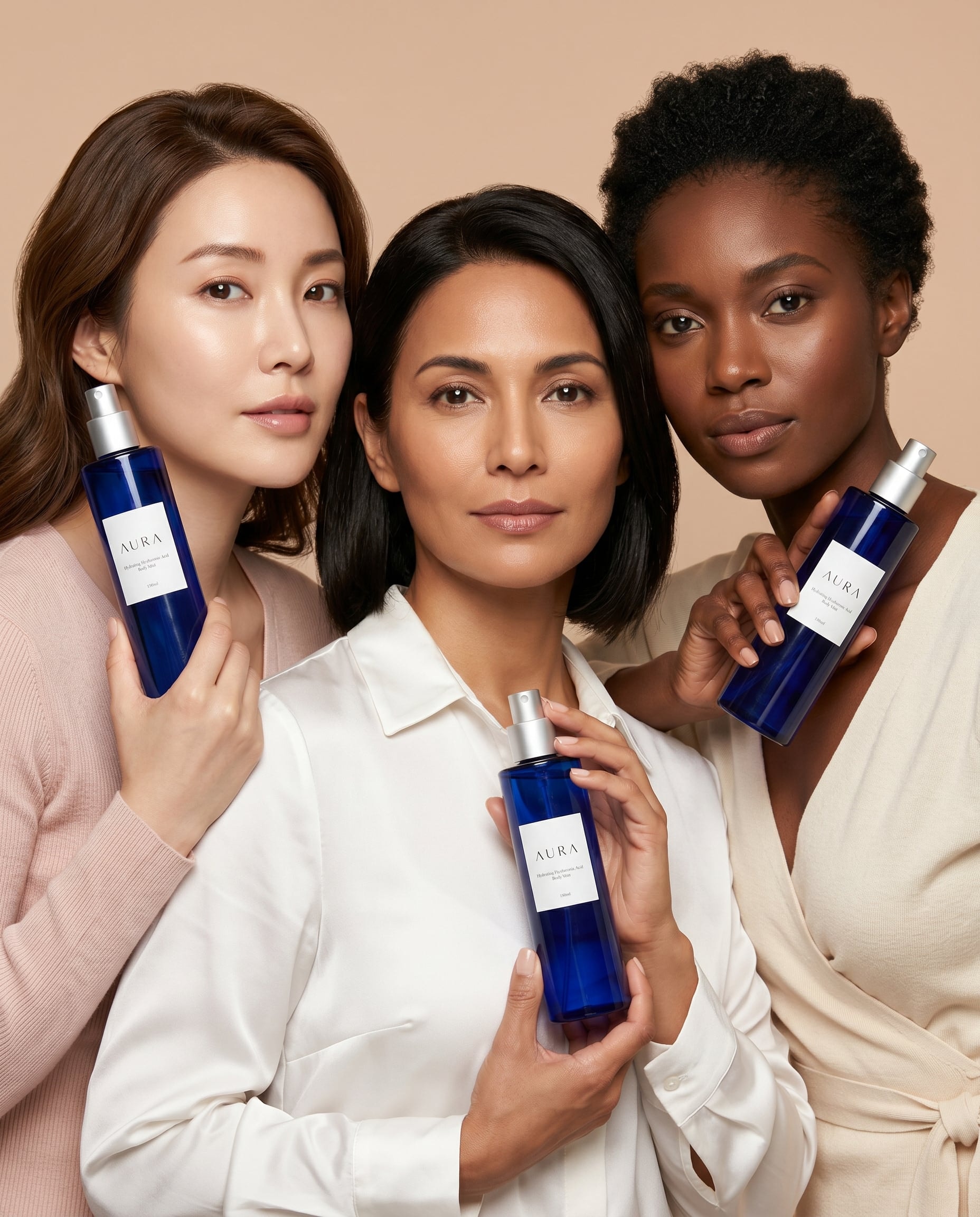 Women with products