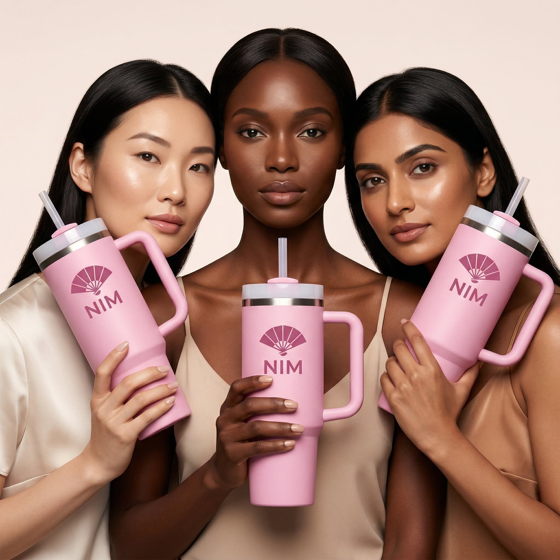 Women with products