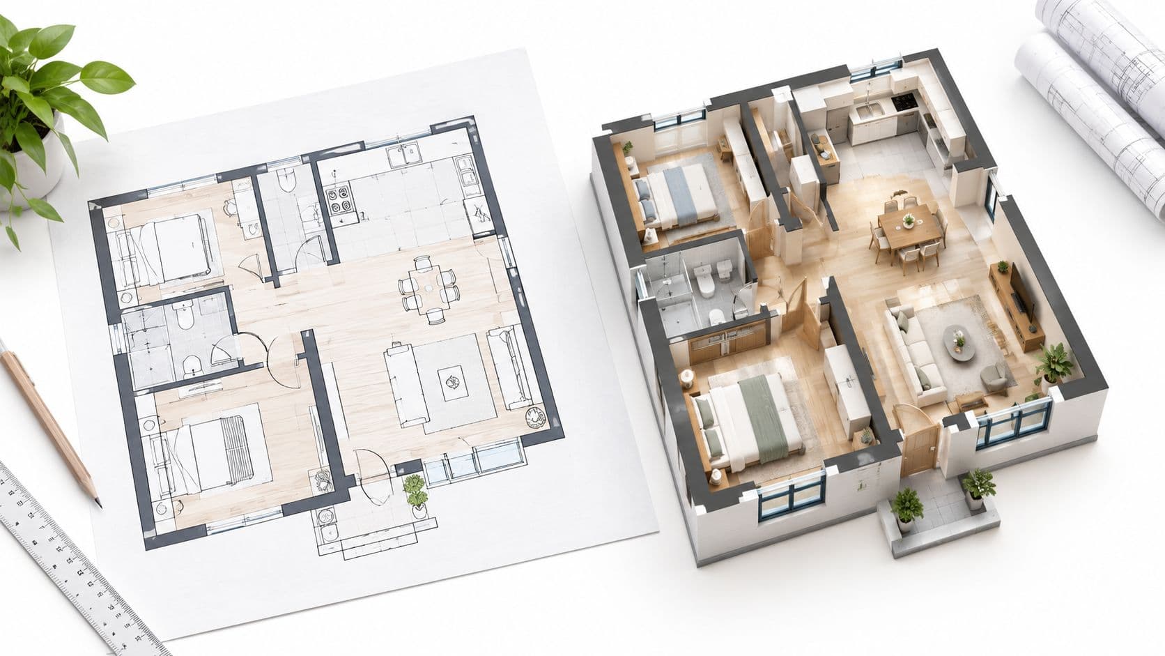 Floor Plan to 3D: A Practical Guide Using Nim
