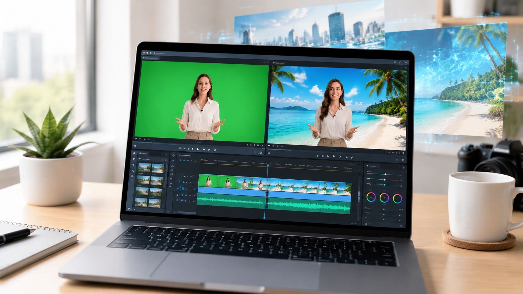 How to Add Backgrounds to Videos with AI Tools