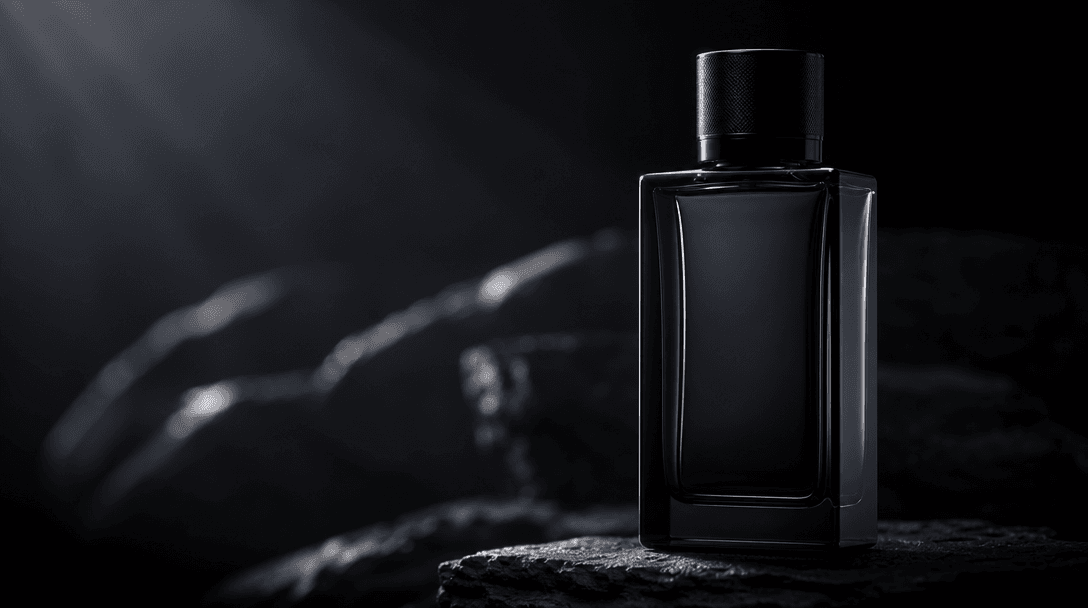 Abstract visualization of product isolation: sharp clear product silhouette in foreground with cinematic depth of field,