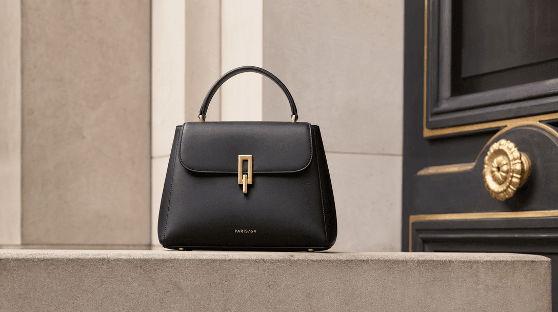 High-end commercial product shot on premium urban facade, magazine-quality color grading, studio-perfect lighting, natur