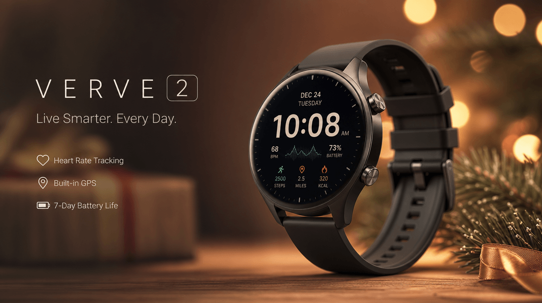 Fast-render concept visualization. Product photograph emerging from blur into sharp focus, warm holiday lighting, smooth