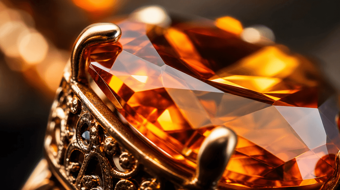 Extreme macro close-up of polished gem or metal surface reflecting light dramatically, professional studio lighting reve