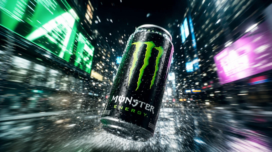 Fast dynamic camera movement following product surge, motion blur effects, action-focused cinematography, energy and exc