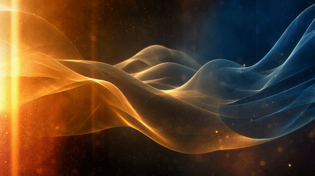 Cinematic light leaks and film grain texture overlay on flowing abstract shapes, professional production atmosphere, bro