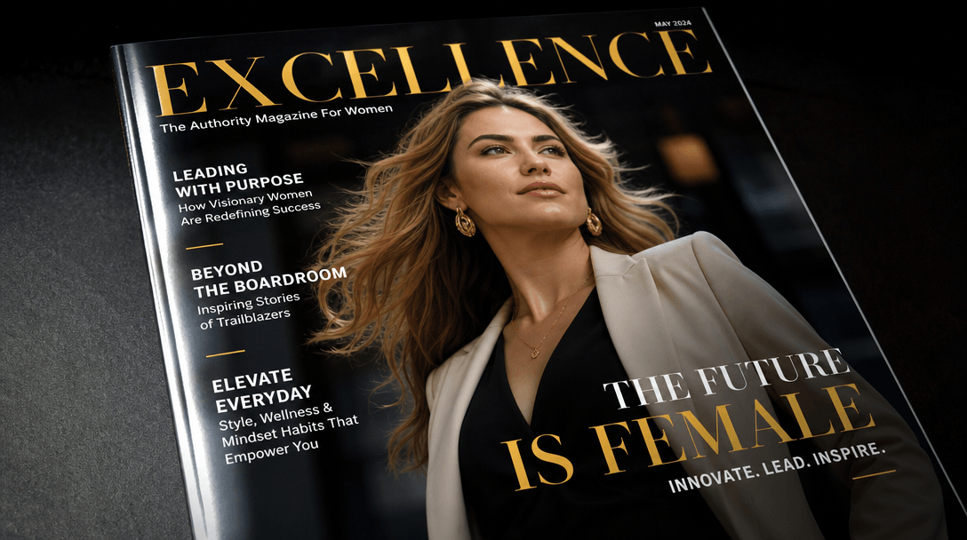 Dynamic angle of magazine cover with subtle motion suggestion, smooth light transitions across surface, glossy magazine