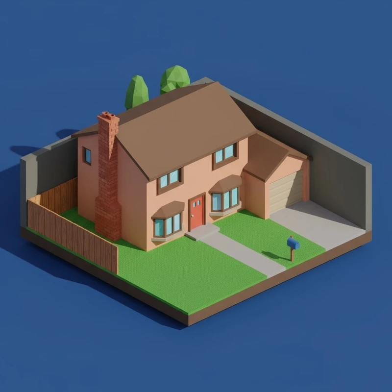 Pixel diorama