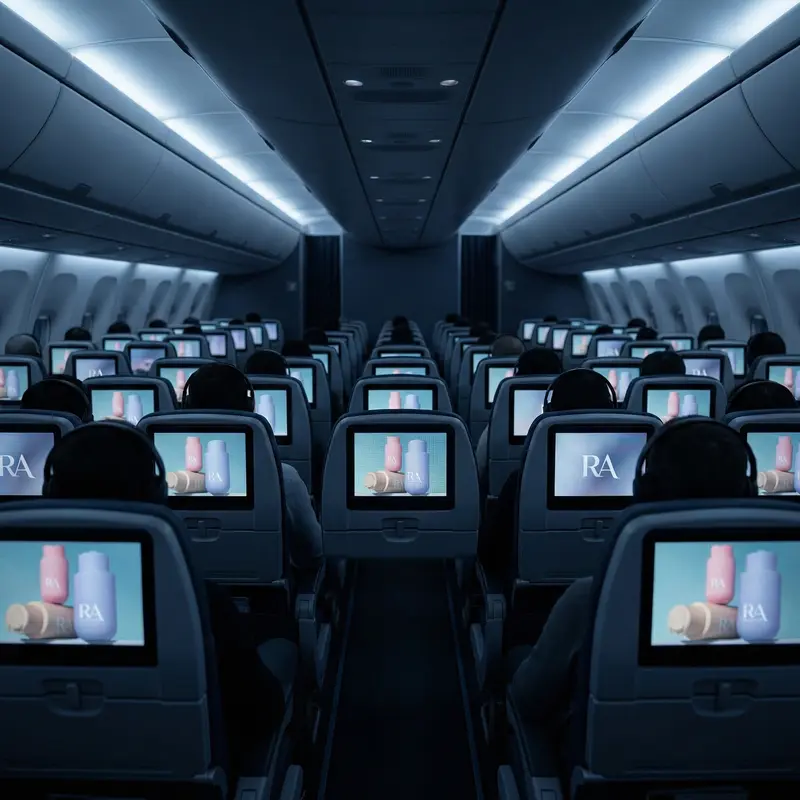 Seatback ad